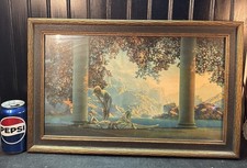 Maxfield Parrish "Daybreak" Framed Art Print, 1920s Reinthal & Newman Reproduction — listing 6