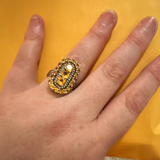 Gold-Tone Metal Fashion Ring Lot (Mixed Band Styles) — listing 2