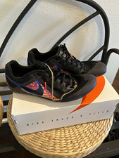 Track & Field Sprint Spikes with Removable Metal Spikes, Red/Black