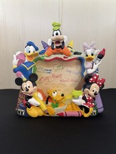 Disneyland Resort Mickey Mouse Wood Picture Frame with Mickey-Head Corner Accents — listing 5