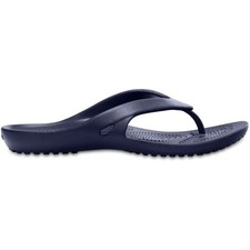 Crocs Classic Flip Flop Thong Sandals, Navy Blue, Men's 8 / Women's 10, listing 3