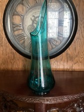 L.E. Smith Bittersweet Orange Swung Vase — listing 5