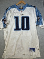 Reebok NFL Tennessee Titans Vince Young #10 Light Blue Mesh Jersey, Size Large — listing 2