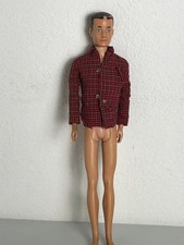 Vintage 1960s Ken Doll with Painted Blonde Hair in Original Swim Outfit — listing 3