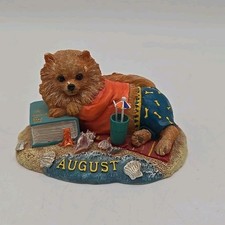 Danbury Mint Pomegranate Pomeranian Dog Figurine Sculpture — listing 2