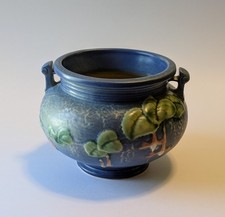 Roseville Pottery Fuchsia Pattern Blue Jardiniere