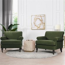 Jennifer Taylor Home Faux Fur / Sheepskin Accent Chair with Bentwood Arms — listing 2