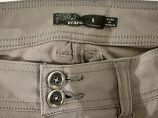 prAna Women's Gray Floral Geometric Print Stretch Pants, Size 6/28 — listing 3