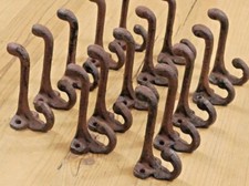 Antique Victorian-Style Cast Iron Hall Tree Coat Rack with Scrolled Tripod Base — listing 5