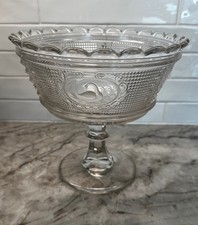 Antique Victorian Brass Compote with Figural Swan Pedestal Base — listing 5