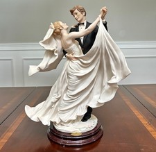 Giuseppe Armani Art Deco Lady Figurines, Pair, 14 Inch, Hand-Painted Porcelain — listing 5