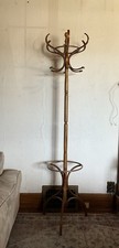 Bentwood Hall Tree Coat & Hat Stand with Scrolled Hooks, Thonet-Style — listing 4