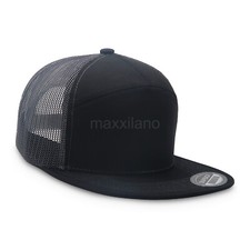 Black Flat-Brim Visor Hat — listing 6
