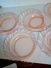 Vereco France Rose Pink Swirl Glass Bowl, 4.5 inch — listing 2