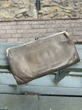 Hobo International Lauren Tan Leather Double-Frame Clutch Wallet — listing 3