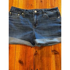 Seven 7 Women's Blue Denim Cuffed Shorts, Size 8 — listing 6