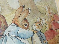 Framed Beatrix Potter Benjamin Bunny & Peter Rabbit Print — listing 2