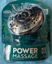 Peerless Power Shower Head with On/Off Button, 1 Spray, Chrome, listing 4