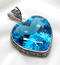 Handmade Stamped Metal Heart Pendant with Floral and Line Motifs — listing 3
