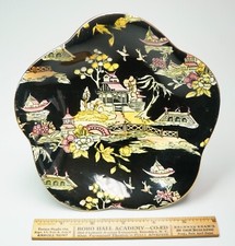 Royal Winton Grimwades Pierced-Handle Bonbon Dish, Autumn Leaf Chintz, 6 inch — listing 2