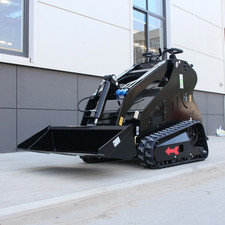 Compact Stand-On Mini Skid Steer Track Loader with Bucket Attachment — listing 2
