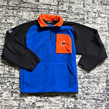 Vintage 90s Nautica Competition Colorblock Fleece 1/4 Zip Pullover, Men's Medium — listing 5