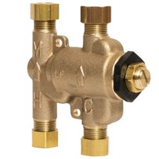 Watts Brass Compression Fittings Lot of 4 (A-157 Adapter, A-12 Compression Tee, SC-635 Needle Valve, A-176 Coupling)