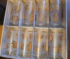 Libbey Gold Foliage Cordial Glass with Faceted Stem — listing 5