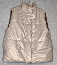 Fabletics Oversized Puffer Vest High-Shine Black