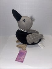 Precious Moments Plush Doll with Yarn Pigtails and Pink Polka-Dot Dress