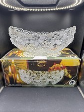Carmen Satiniert Frosted Crystal Fruit Bowls, Set of 3, Cherry & Blossom Pattern, 5 1/2" - Made in Germany — listing 3