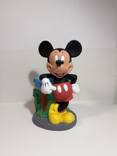 Vintage Chuck E. Cheese-Style Winking Mouse Vinyl Coin Bank on Cheese Wedge, Made in China — listing 4