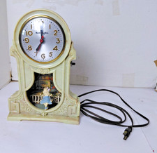 Mastercrafters Model 434 Animated Swinging Girl Bird Cage Motion Clock — listing 4