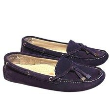 Patricia Green Collection Nude Patent Leather Horsebit Driving Loafers with Rubber Pebble Soles 9 — listing 6