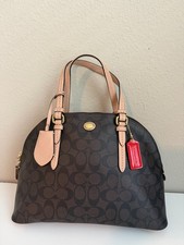 Coach Signature Perforated White Leather Tote Bag — listing 6