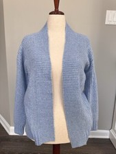 Casa Cabana Cream Cable-Knit Sweater with Rhinestone Embellishment, Size XL