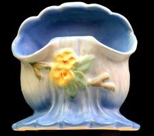 Weller Pottery Art Nouveau Twig-Handle Vase with Applied Grape Leaves — listing 2