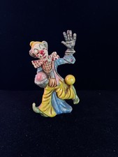 Vintage Wind-Up Juggling Clown Toy with Composition Head and Cloth Body — listing 3