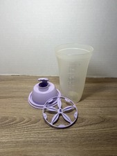Tupperware Quick Shake Mixer Container 20 oz with Blue Flip-Top Lid — listing 5