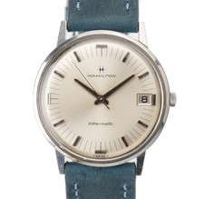 Hamilton American Classic Intra-Matic Automatic Watch with Brown Leather Strap — listing 6
