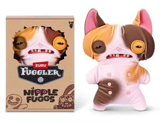 Zuru Fuggler Nipple Fuggs Wrinkle McStinkles 9" Plush - Brown/Pink Calico Cat — listing 2