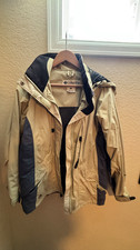 Columbia Sport Vintage Blue Hooded Rain Jacket / Windbreaker Shell — listing 5
