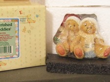 Cherished Teddies 'Jamie and Ashley - I'm All Wrapped Up In Your Love' Christmas Bear Figurine #141224, 1996 — listing 6