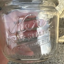 Vintage Kerr Self Sealing Mason Half-Pint Jar with Zinc Lid — listing 3