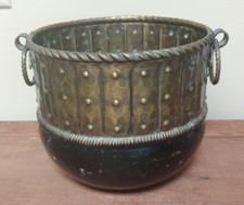 Vintage Indian Etched Brass Miniature Ewer / Decorative Pitcher with Floral Motif — listing 2