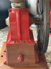 Elma Cast Iron Double Wheel Hand-Crank Coffee Grinder with Wood Base & Drawer — listing 5