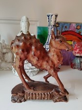 Vintage Japanese Hand-Carved Wood Goldfish/Koi Figurines, Set of 3 — listing 3