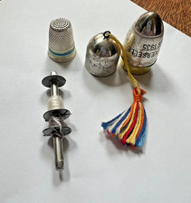 Small Metal Cylindrical Tube with Brass Band (Possible Needle Case), listing 4