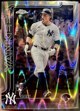 Ben Rice Topps Chrome New York Yankees Baseball Card — listing 2