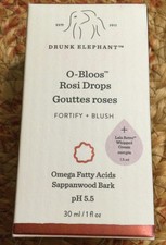 Drunk Elephant O-Bloos Rosi Drops Fortify + Blush Serum 30ml / 1 fl oz with Lala Retro Whipped Cream Sample — listing 5